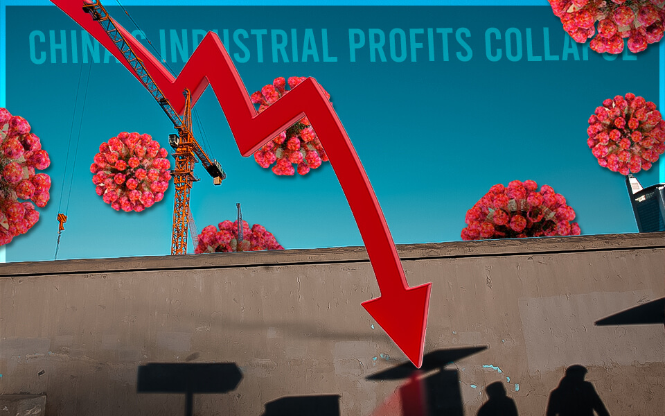 China's industrial profits collapse on COVID fallout, next year seen improving.