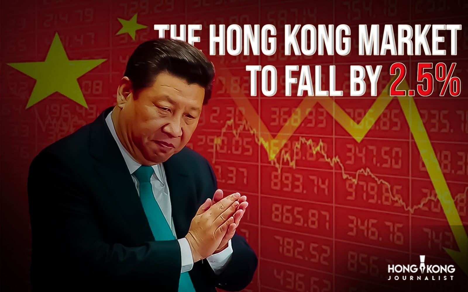 Fears over the Chinese economy caused the Hong Kong market to fall by 2.5.-min